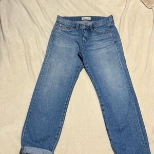 Madewell size 24 boy cut jeans medium wash